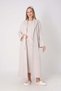 Maternity Nightgown and Robe Set, 2-Piece, with Lace Details, Buttoned, Nursing-Friendly, Plaid. - 2
