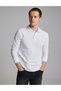 White Slim Fit 100% Cotton Wrinkle-Resistant Polo Neck Basic Sweatshirt 50333998-Vr013 - 3