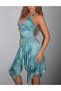 Rochie scurta, Albastru - 4