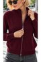 Women's High-Neck, Double-Zippered Premium Knit Cardigan
