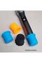 Blue Silicone Four Corner Ring Anti Drop Microphone Cover For Handheld - 3