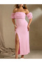 Rochie lunga, Roz