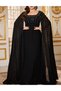 Rochie lunga, Negru - 4