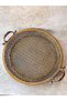 Antique Filigree Gold Tray Set of 2 - 2