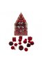 15-Piece Red Christmas Tree Ornament Set – Featuring Shiny Balls, Pinecones, and Gift-Box-Shaped Ornaments, Decorative Fir Tree Ornaments in a Gift Box - 2