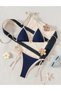 Swimsuit, Navy blue - 4