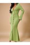 Rochie lunga, Verde