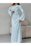 Rochie lunga, Bleu - 6