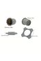 Blue Silicone Four Corner Ring Anti Drop Microphone Cover For Handheld - 2