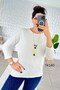 Cashmere Blouse with Necklace Gift 7K140 - 3