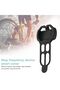 Black Silicone Bicycle Pedal Frequency Sensor Protective Cover Easy Install Clean - 4