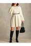 Rochie scurta, Crem