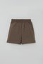 Girl's Shorts Skirt with Arma Accessories and Slits, Ages 9-14, Mink - 2