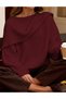 Sweater, Burgundy - 3