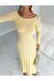 Rochie lunga, Galben - 4
