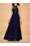 Rochie lunga, Bleumarin inchis - 3