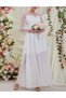 Rochie lunga, Alb
