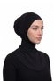 Black Non-Slip Swimsuit with Neck Strap - 3
