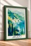 Amalfi Bay and Sailboats Framed Painting, Italy Poster, Living Room, Kitchen, Wall Decor, Itn018. - 2