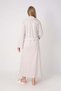 Maternity Nightgown and Robe Set, 2-Piece, with Lace Details, Buttoned, Nursing-Friendly, Plaid. - 4