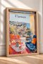 Florence Balcony with Cityscape – Framed Painting, Italy Poster, Living Room, Kitchen, Wall Decor, Itp172. - 2