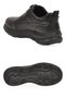 Rubber-Soled, Smart-Lace-Up, Black Genuine Leather Men's Casual Sneakers 26K541-1 - 5
