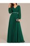 Rochie lunga, Verde - 4