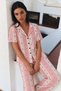 3 Pieces Women's Short Sleeve Comfort Pajama Set - 2
