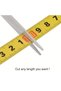 Self-Adhesive Metric Tape Measure 3M Reverse Reading for Woodworking Workbench Tasks - 7
