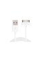 USB 30pin Sync/Charge 1m White