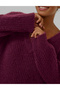 Pulover Oversize, Visiniu - 4