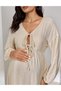 Rochie lunga, Bej - 2