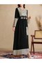 Rochie lunga, Negru - 3
