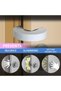 6 Pack White Foam U Shape Door Stoppers for Injury Prevention - 2