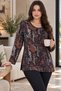 Lycra Viscose Blouse – the Place Where Elegance and Comfort Meet |   Intermediate Size |   Patterned - 2