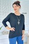 Cashmere Blouse with Necklace Gift 7K140 - 4