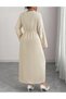 Rochie lunga, Crem - 2