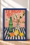 La Dolce Vita Lemon and Floral Still Life Framed Painting, Italy Poster, Wall Decor, Itp177. - 3