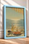 Seafood Feast under the Tent – Framed Poster, Italy, Living Room, Kitchen, Wall Decor, Itn019. - 2