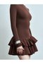 Κοντό φόρεμα, Καφέ