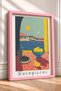 Buongiorno, Framed Tabletop Painting with a Port View, Italy Poster, Wall Decor, Itn008. - 2