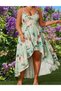 Rochie lunga, Verde