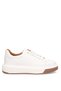 Elit Ryl70213 Men's Genuine Leather Casual Shoes, White.