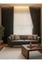 Mine 2066 Ecru 1/2.5 Pleated Tulle Curtain Apm - 2