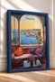 Venice Window View of the Harbor Framed Painting Italy Poster Wall Decor Itp203 - 2