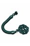 Mineli Kazaz Tassel Rosary with Fishbone Chain and Knitted Pattern, a Custom-Designed Rosary Accessory. - 2