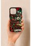 iPhone 16 Pro Max Compatible Silicone Case with a Karşıyaka-Themed Pattern.