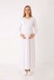 Maternity Nightgown and Robe Set, 2-Piece, with Bow and Lace Details, Buttoned, Nursing-Friendly. - 2