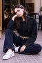 Women's Cropped Relaxed Fit Casual Navy Blue Jacket - 6