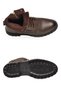 Coffee Brown Genuine Leather Men's Boots with Fleece Lining, Zipper, and Rubber Sole, Model 600530. - 5
